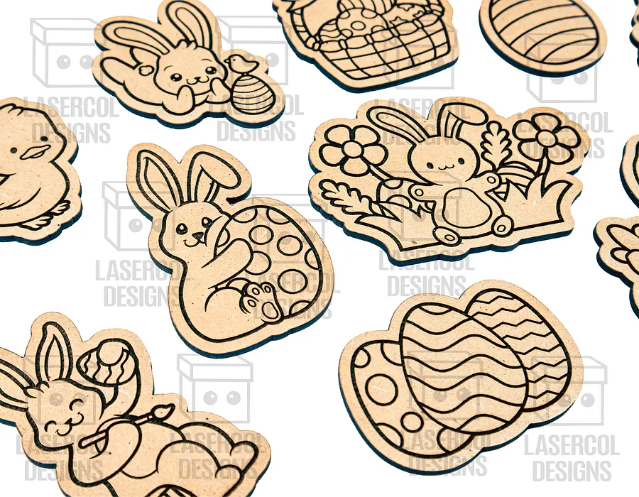Easter Cutouts/Paint Kit Set 1 & Set 2 - Laser Cut Files product image (6)