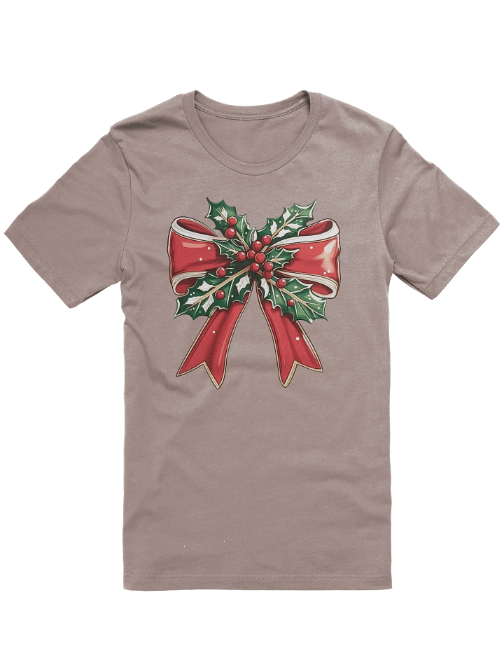 Christmas Bow Comfort T-Shirt product image (1)