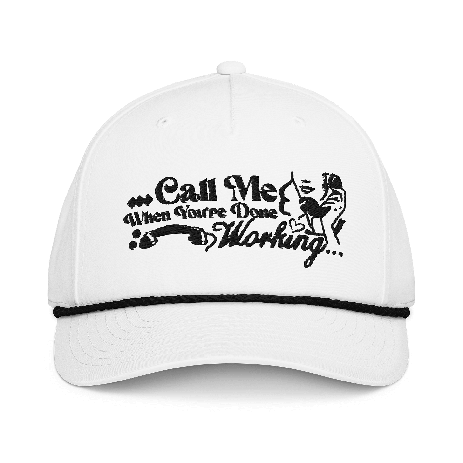 Unisex Need That Rope Hat (White) - Freddy Tyler Paul Collab product image (1)