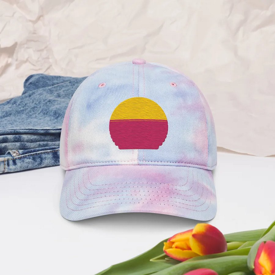 Rozay Cyber Sun Tie Dye Hat product image (10)