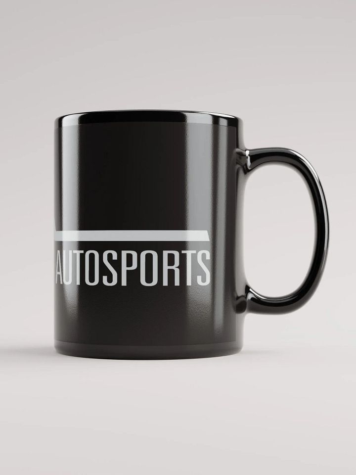 Black BCA Grey/orange tachometer logo mug product image (1)