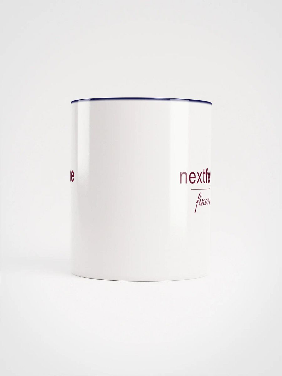 Repeated Ceramic Mug with Maroon Logotype product image (5)