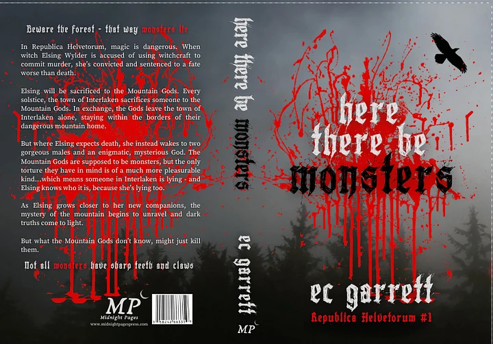 Here There Be Monsters Signed Hardback product image (2)