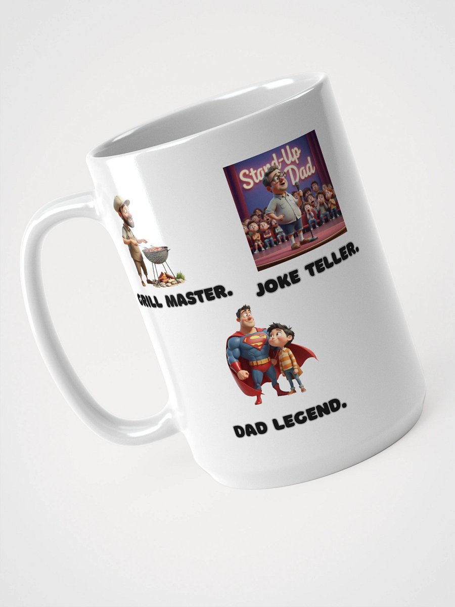 Grill Master. Joke Teller. Dad Legend. – Funny Father’s Day Cartoon Art product image (3)