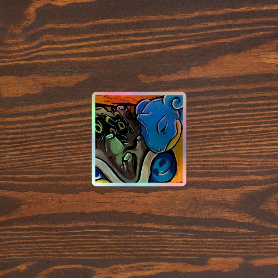 Lapras & Umbreon Holofoil Sticker product image (3)