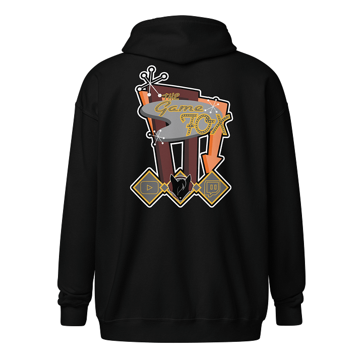 The Game Fox Vintage Sign Zip-up Hoodie product image (2)