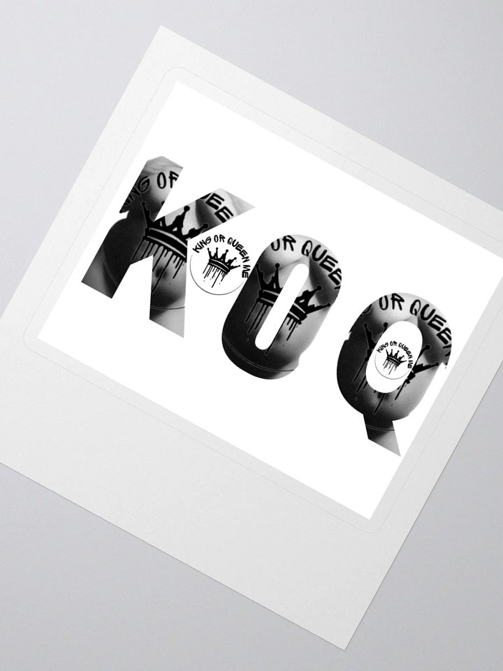 Royal Drip Kiss Cut Stickers product image (2)