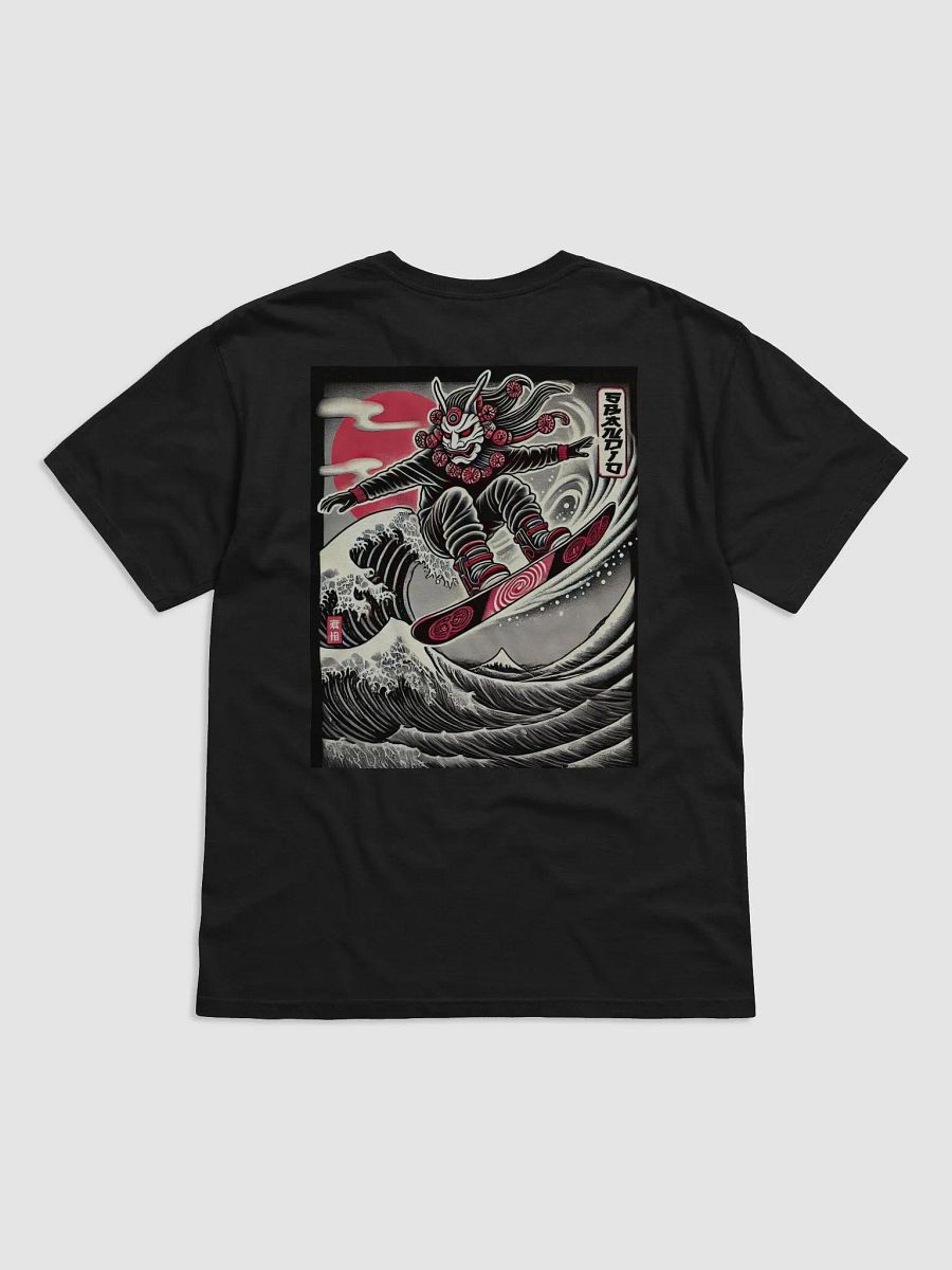T-SHIRT GIAPPO SBANDIO – Rising Powder rosso/nero product image (4)