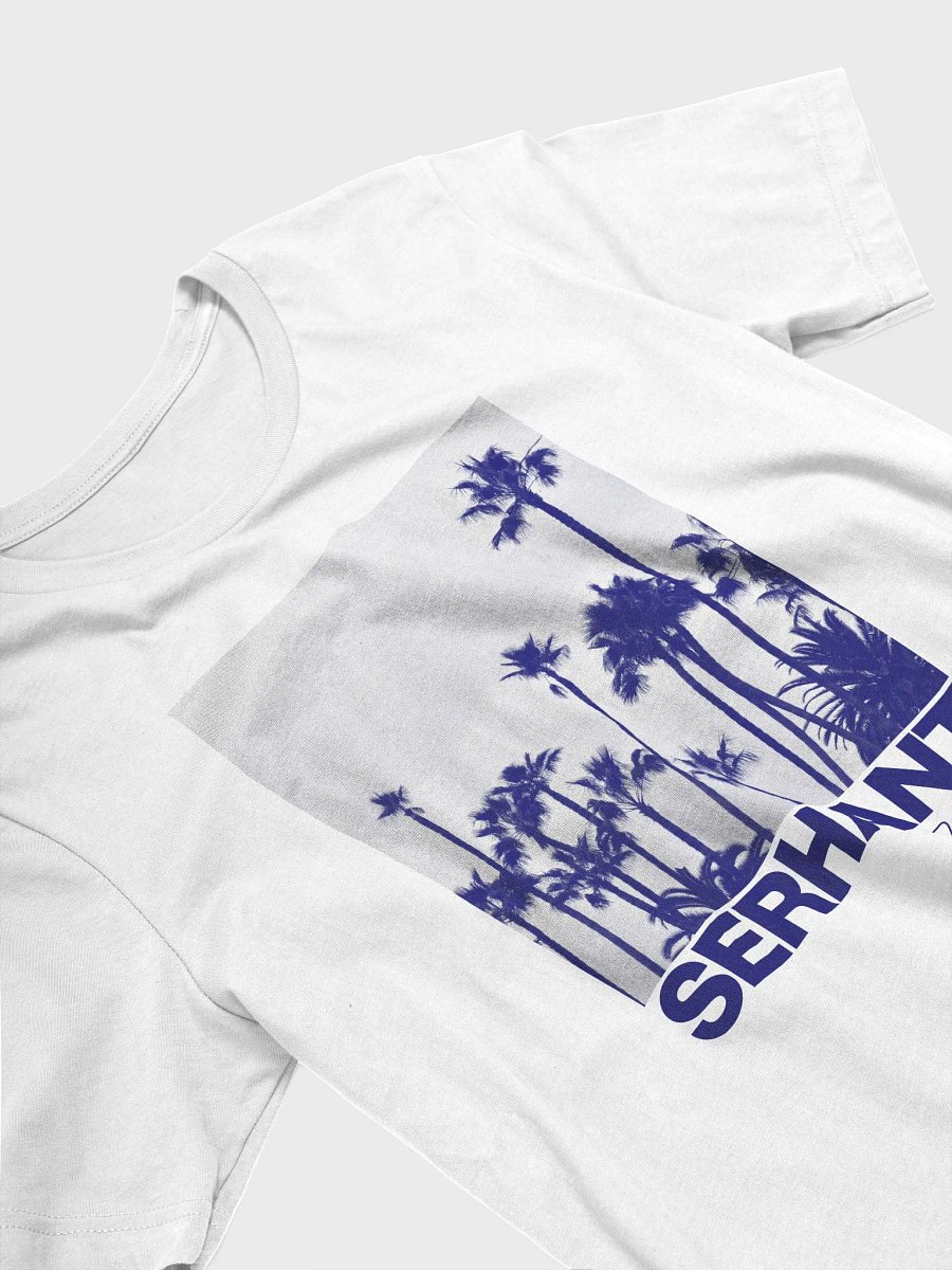 SERHANT. Miami Palm Trees White T-Shirt product image (3)