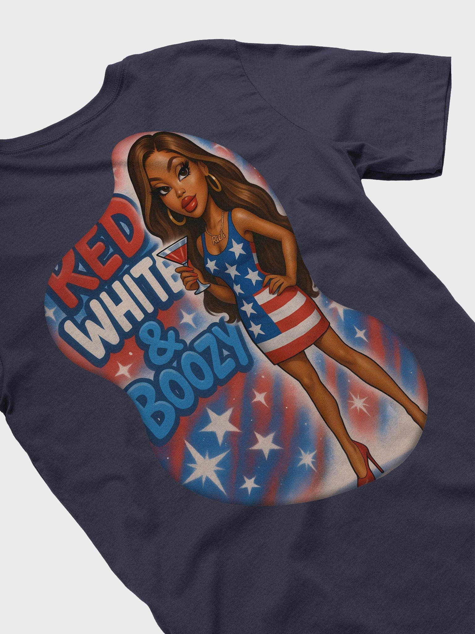 Patriotic Martini Madness T-Shirt product image (4)
