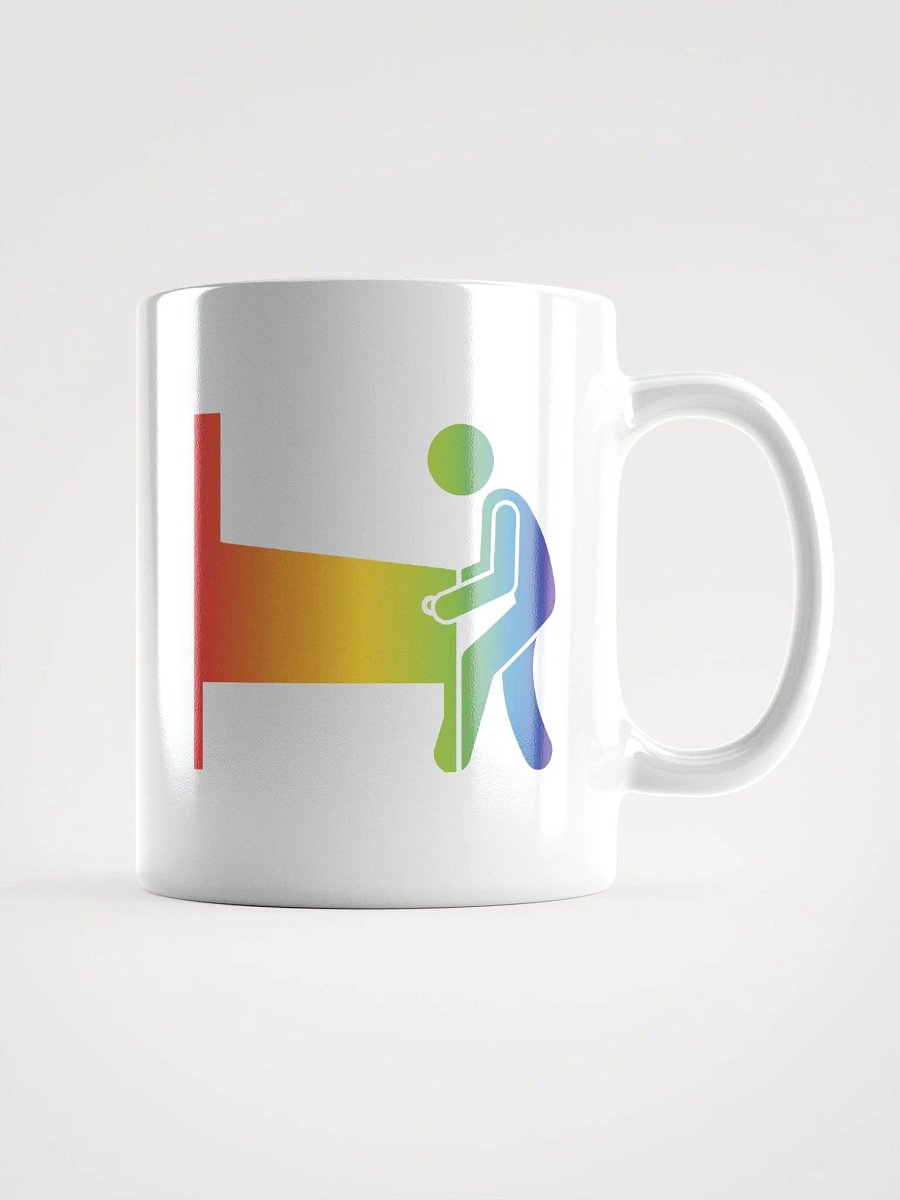 White Rainbow Silhouette Mug product image (3)