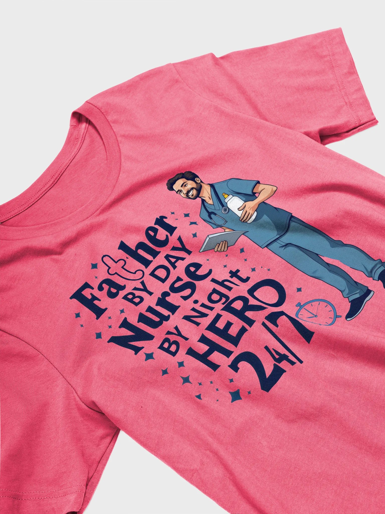 Hero Nurse Dad T-Shirt product image (30)