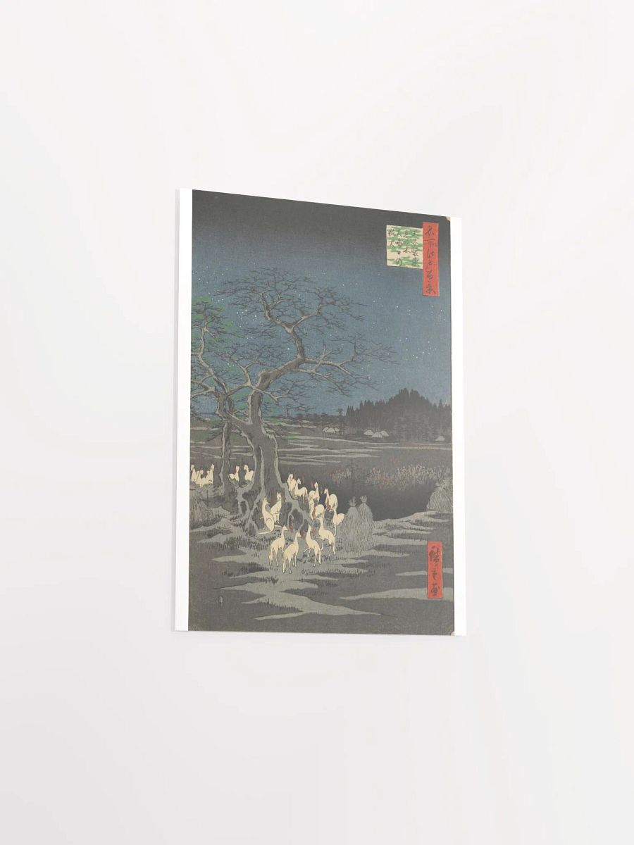 New Year's Eve Foxfires at the Changing Tree by Utagawa Hiroshige product image (3)
