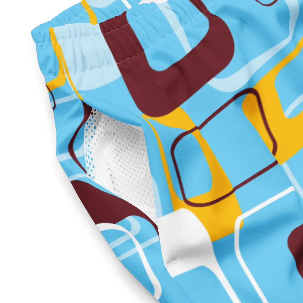Geometric Design Swim Trunks product image (3)