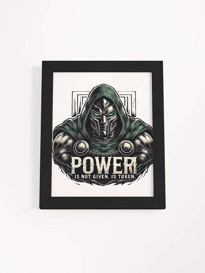 Masked Power Framed Poster product image (1)