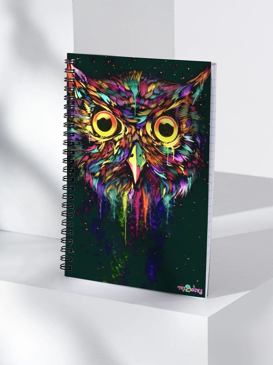 Drippy Owl Notebook product image (3)