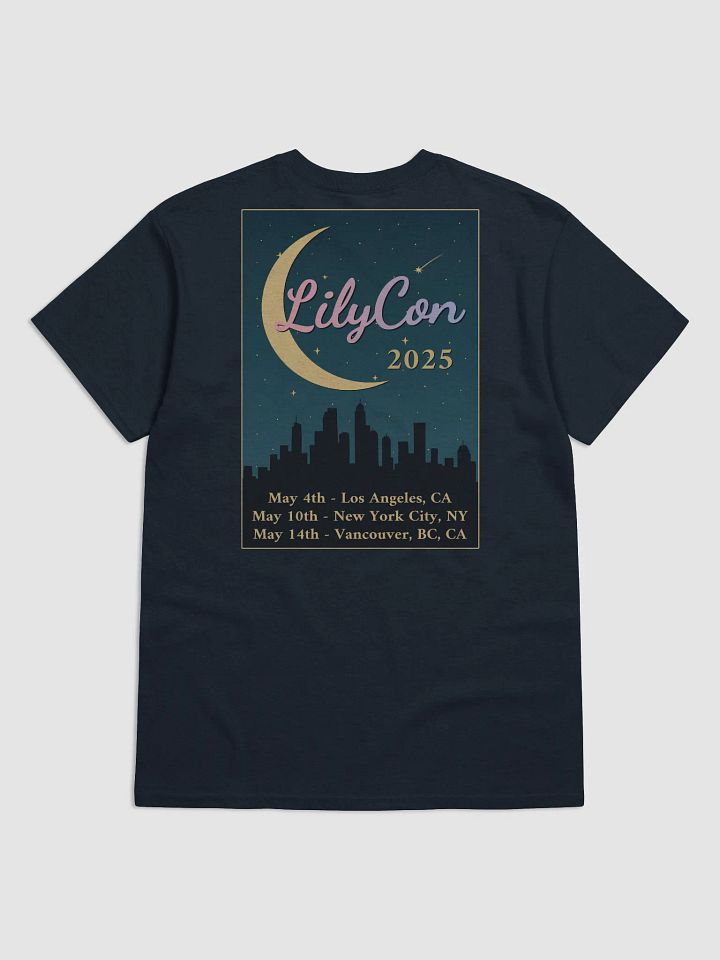 LilyCon 2025 T-Shirt (Logo 2 sided) product image (1)