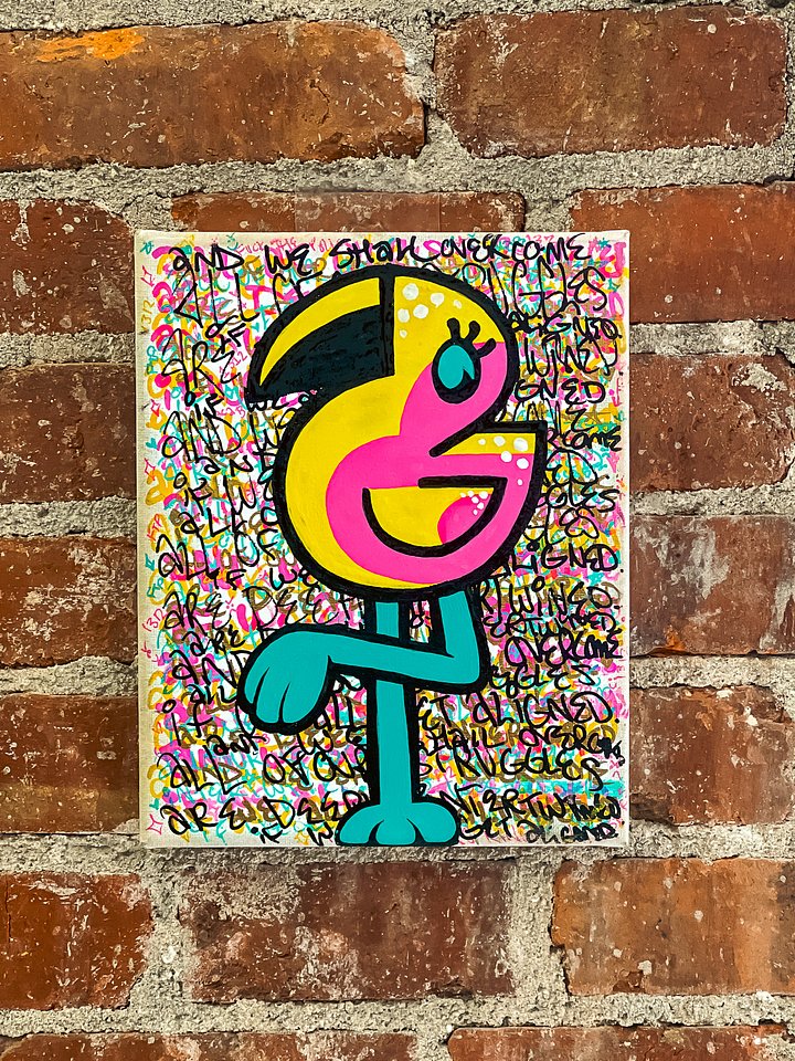 8"x10" 'Collective' hand painted canvas product image (1)