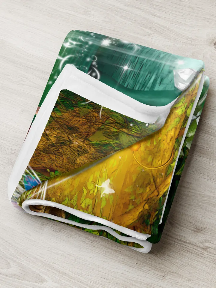 Magical Faerie Pools Light-Tech Fleece Blanket product image (2)