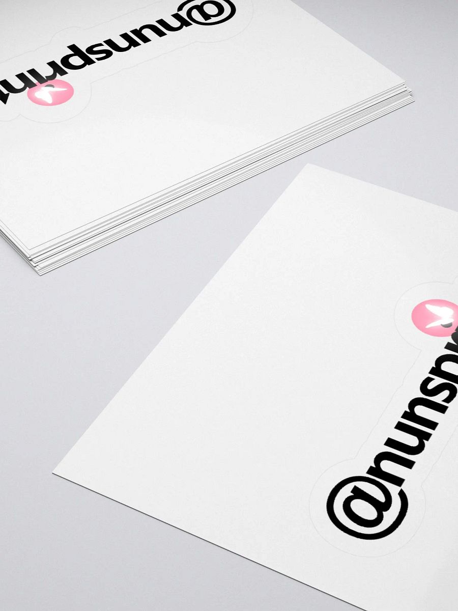 KissCut @nunsprintz Logotype Sticker product image (4)