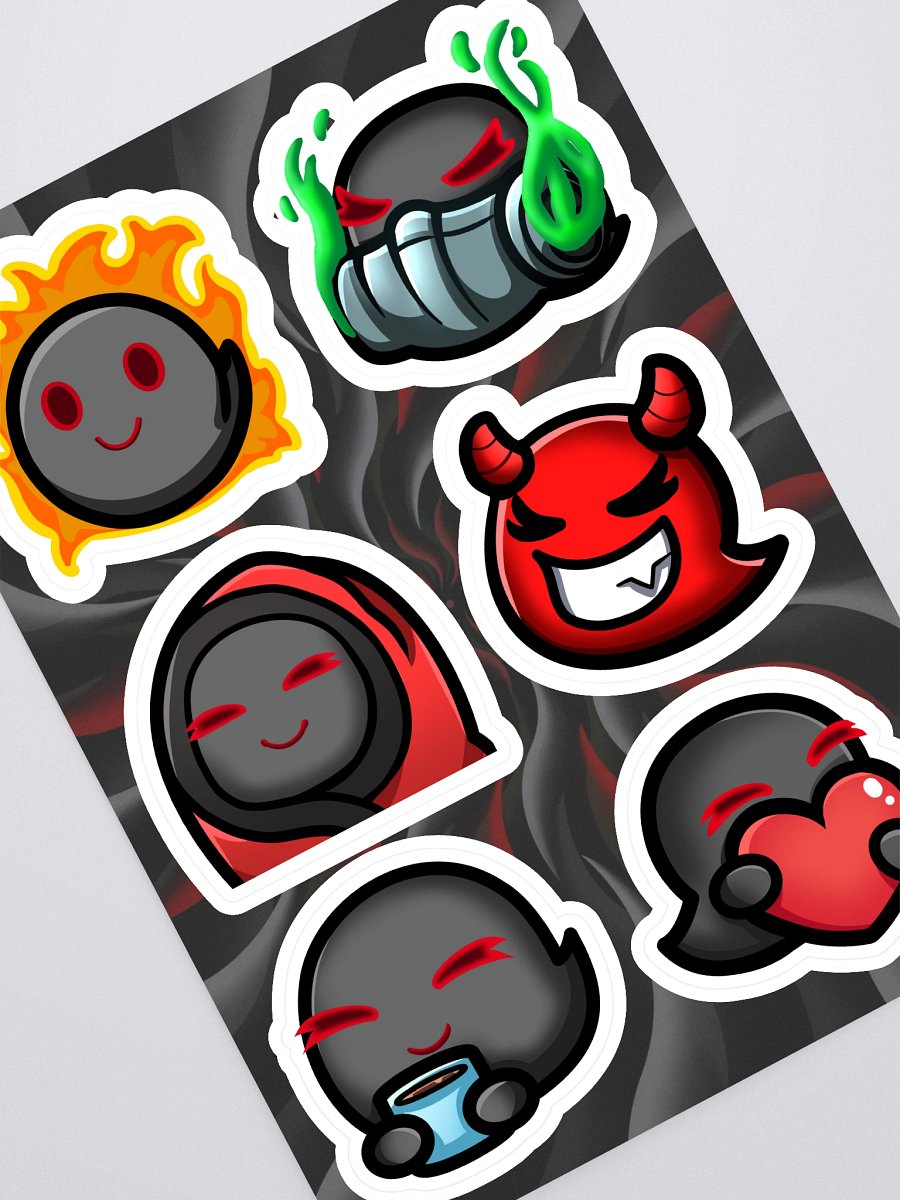 Emote Sticker Sheet 1 product image (3)
