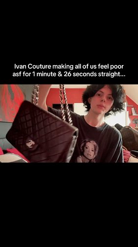 spoiler alert: i'm ivan couture xoxo