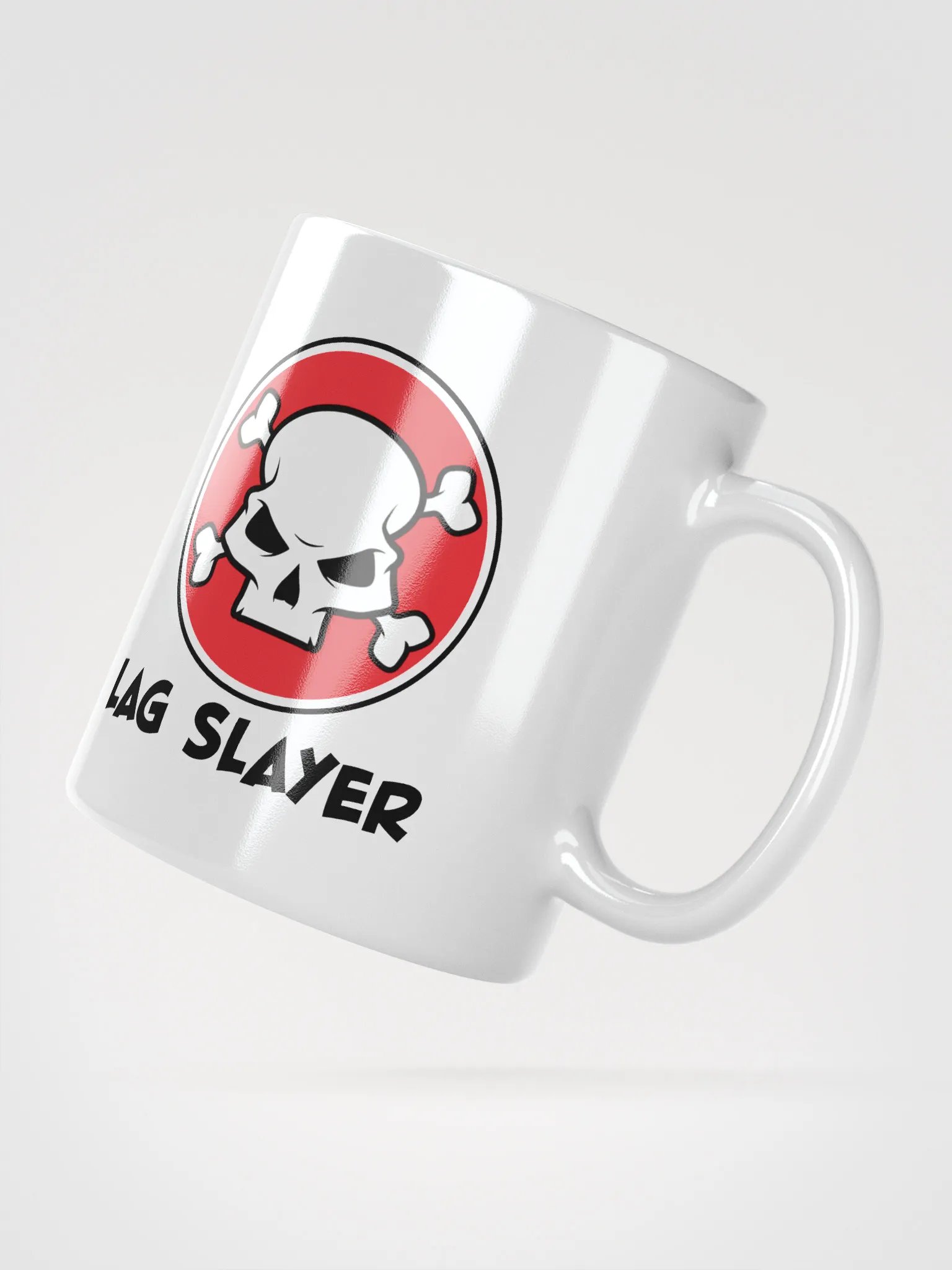 Lag Slayer Gamer Skull Coffee Mug product image (2)