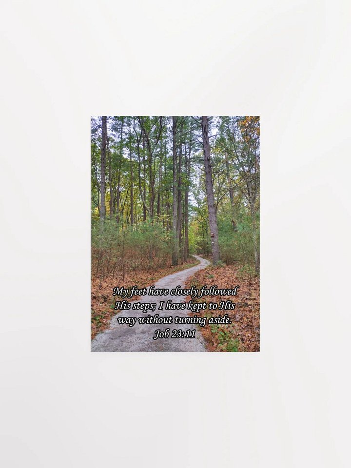 My Feet Have Followed His Steps - Print product image (1)