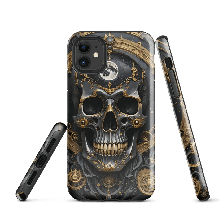 Dark Skull Steampunk iPhone case product image (1)