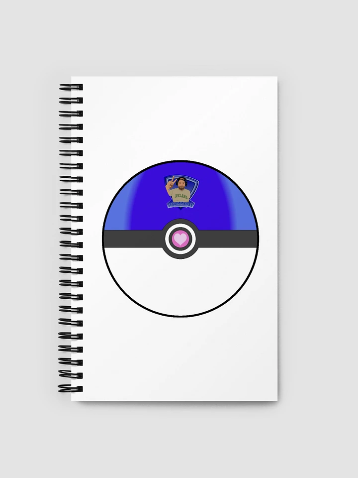 Jimmy Pokeball Spiral Notebook product image (1)