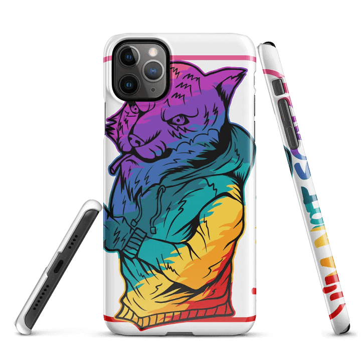 Vibrant Wolf Snap Case for iPhone® product image (3)