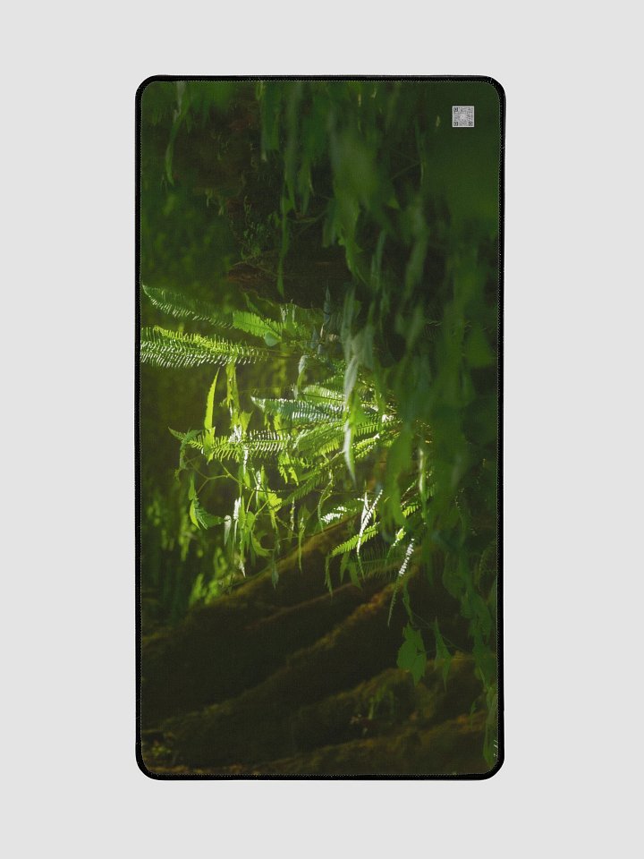 A little shot of sunshine in the wood's Desk Mat product image (2)