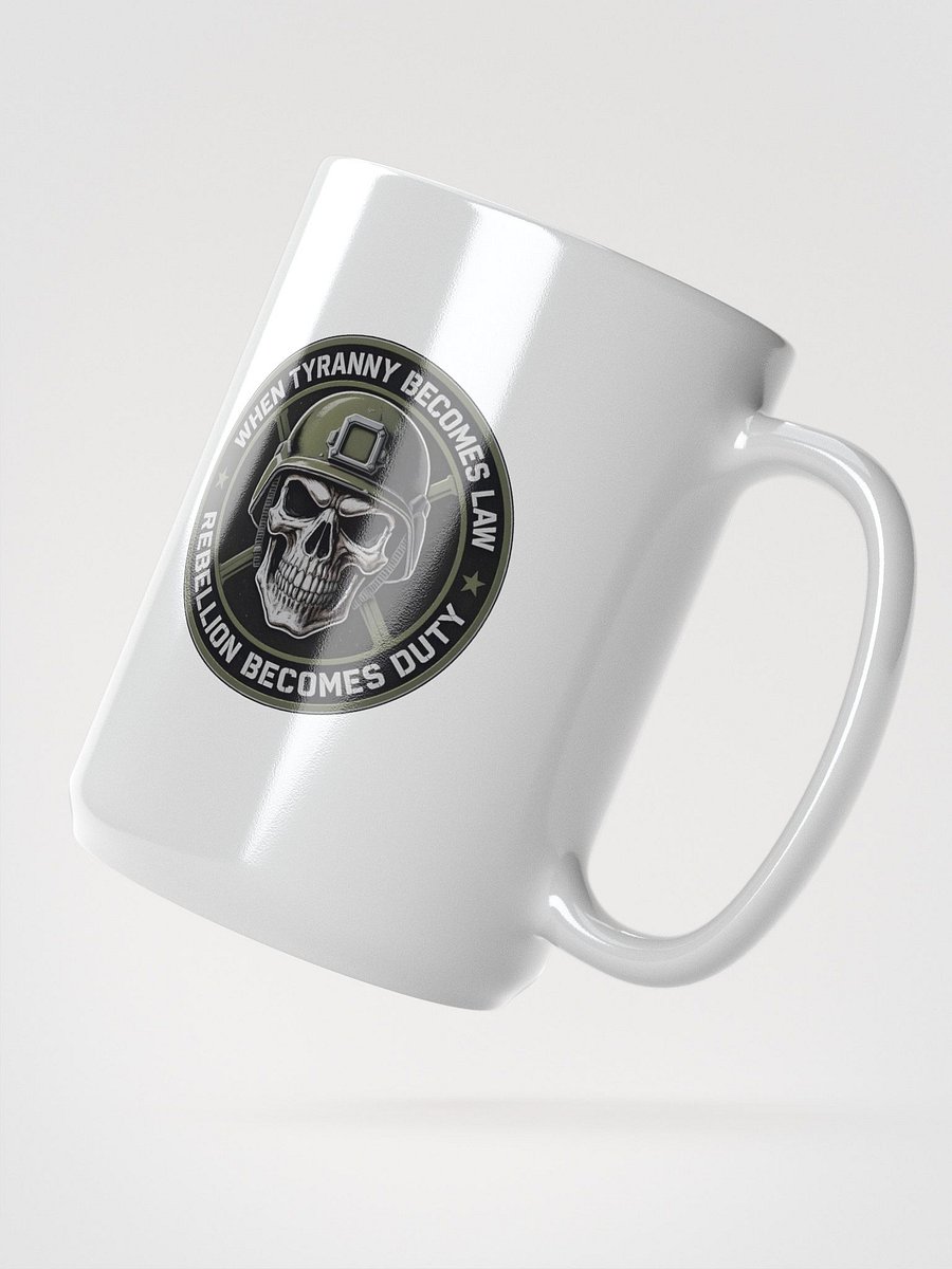 Rebellion Emblem White Glossy Mug product image (3)