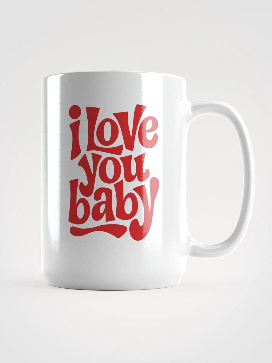 Bold Love Statement White Glossy Mug product image (1)
