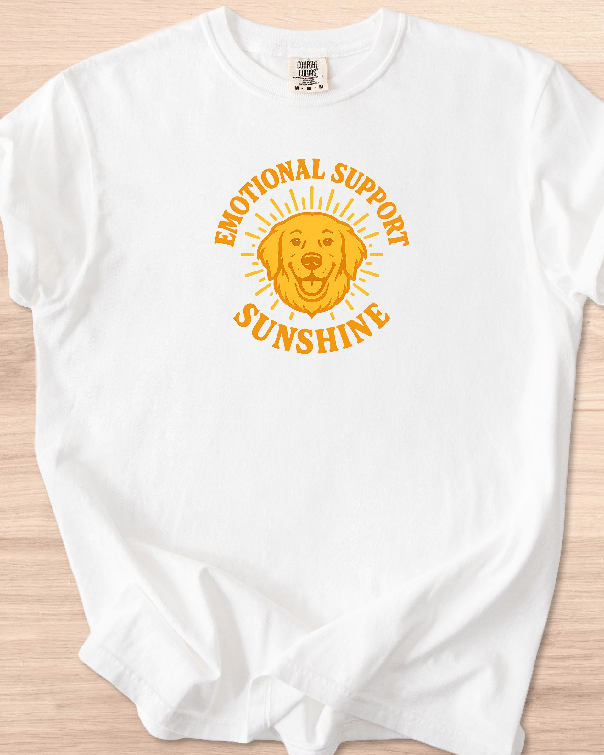 Emotional Support Sunshine (Golden Retriever) Tee product image (61)