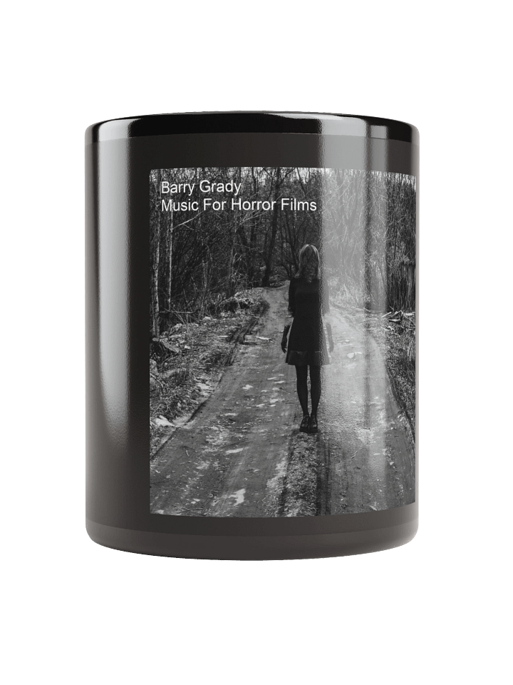 'Music For Horror Films' Black Glossy Mug product image (1)