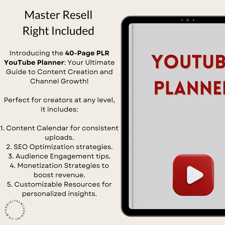 Youtube Digital Planner product image (2)