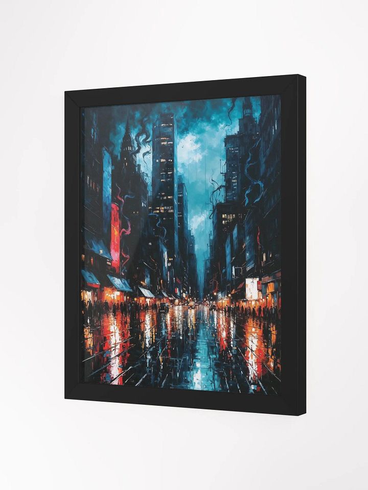 Moody Urban Nightlife Framed Poster product image (9)