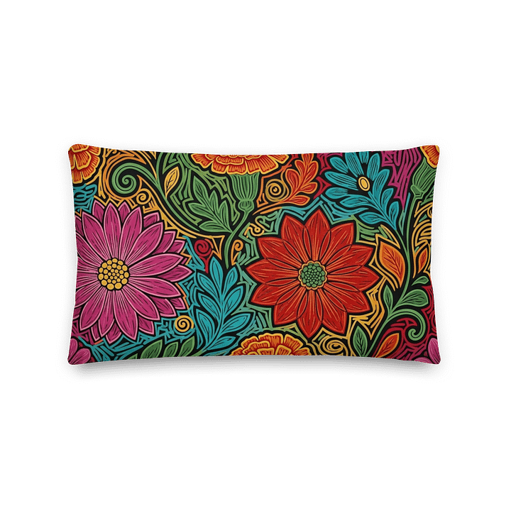 Floral Extravaganza Premium Pillow product image (5)