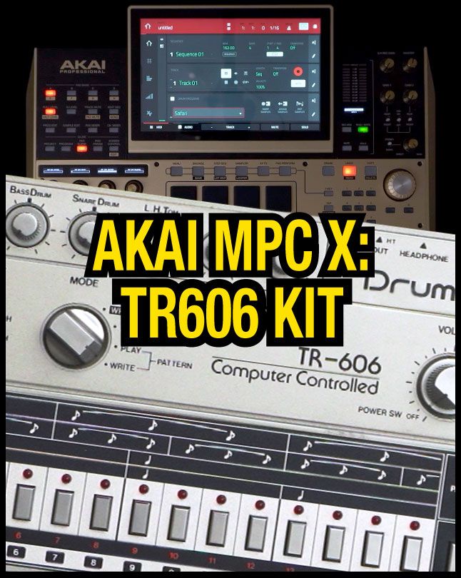 Akai MPC X: TR606 Kit product image (1)