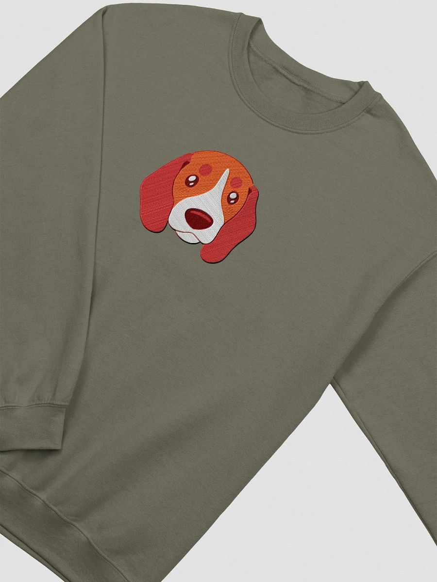 Cartoon Beagle Dog Face Crewneck Sweatshirt product image (3)