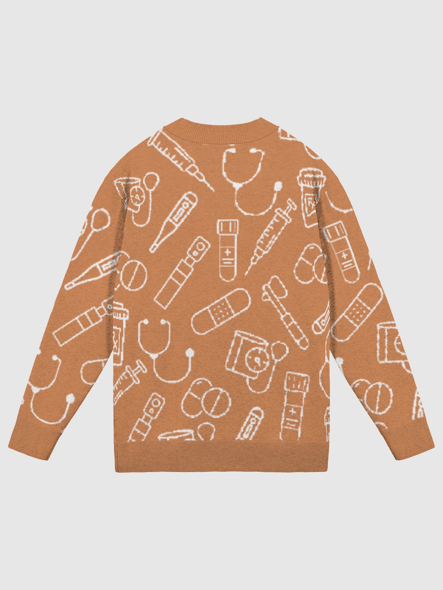 clinic cardigan (fall edition - orange) product image (2)