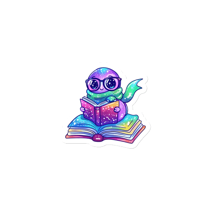 Bookworm Bliss Magnet product image (1)