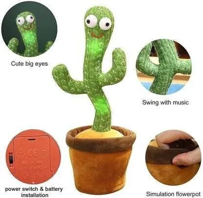 TrueBucks Cactus Talking Toy Dancing Cactus product image (4)