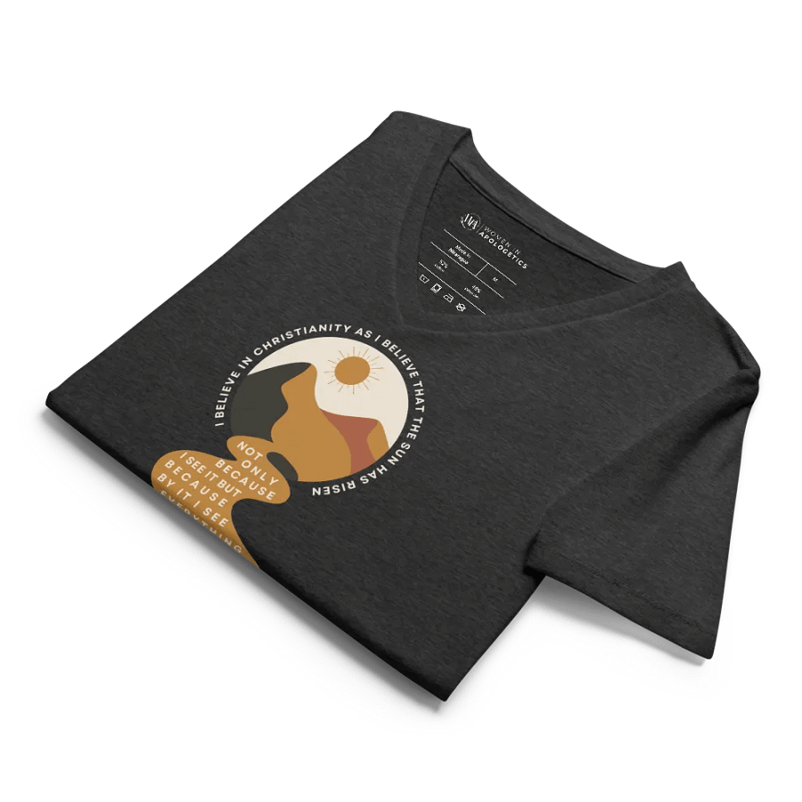 I Believe in Christianity C.S. Lewis Quote V-Neck T-Shirt product image (5)