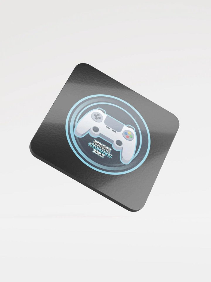 ModernGamingWorld Black Glossed Cork Coaster product image (1)