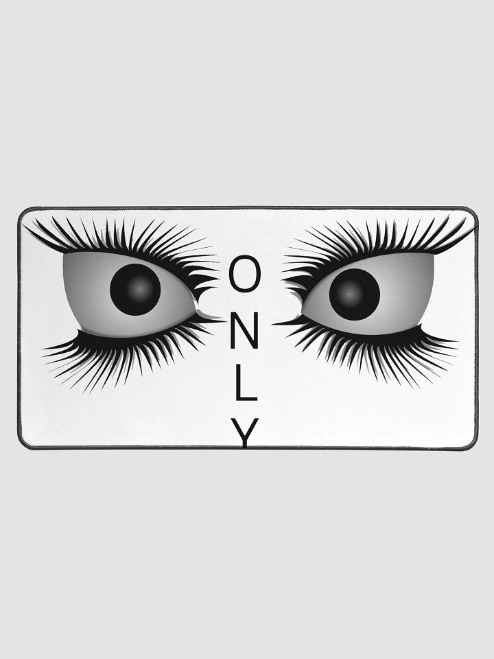 Eyes Only Desk Mat product image (1)