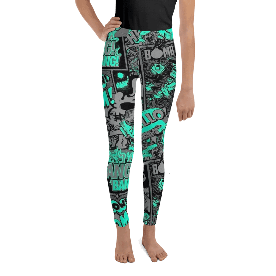 Kids Leggings – Boom Bang Baff Print for Energetic & Fun Style product image (8)