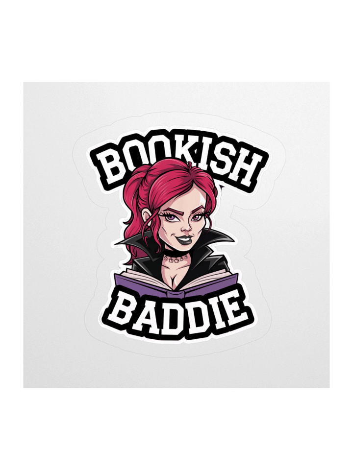 Bookish Baddie Vamp Sticker product image (1)