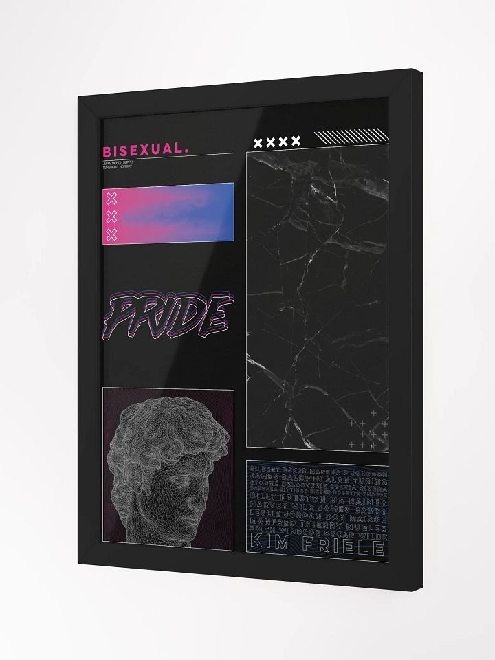 Bisexual Pride Framed Poster product image (8)